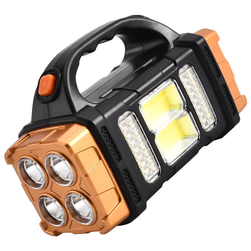 Outdoor Emergency Two-headed Solar-powered Portable Light