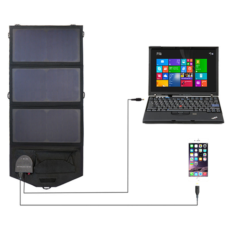 21W Outdoor Folding Solar Charging Panel