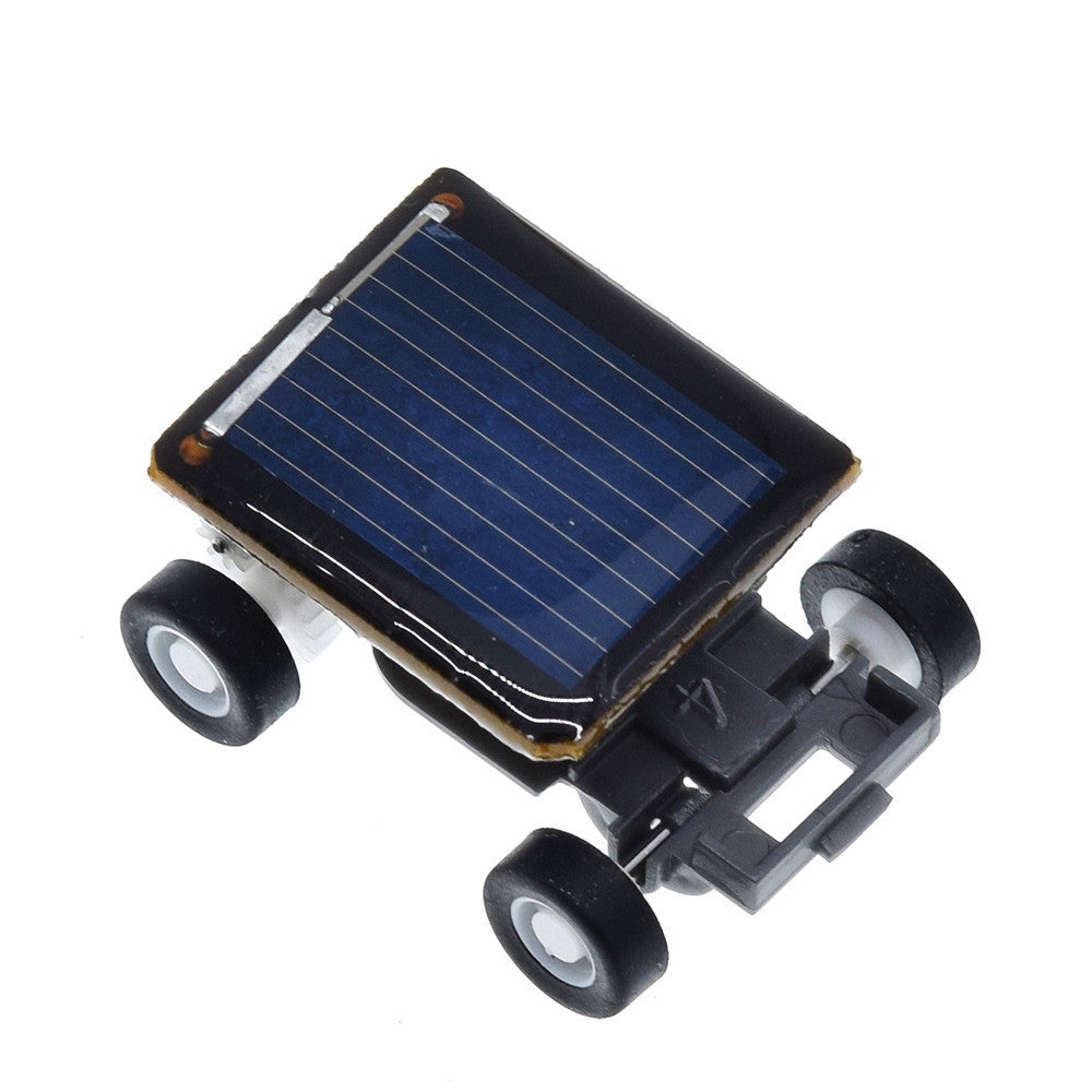 Funny Smallest Design Solar Energy Car Mini Toy Car Intelligent Car Solar Power Mini Toyr Educational Gadget Children Gift