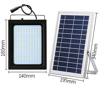 Annual 0 electricity fee solar flood light floodlight rural roof balcony garden street lighting