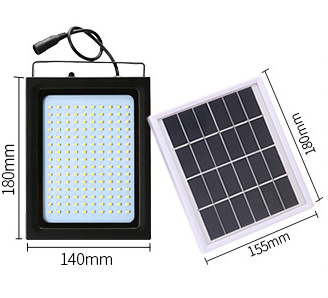 Annual 0 electricity fee solar flood light floodlight rural roof balcony garden street lighting