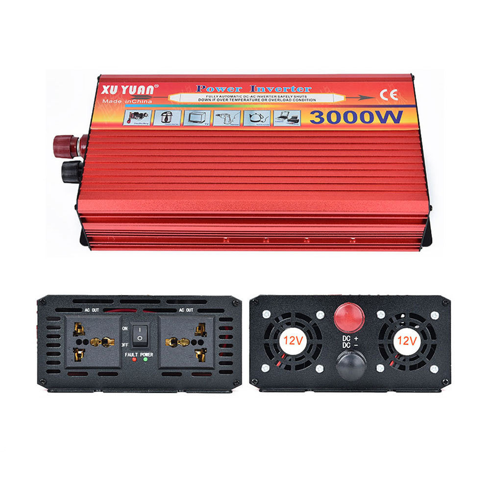 Dual-purpose Converter Solar Inverter 12V To 220V High-power Power Supply