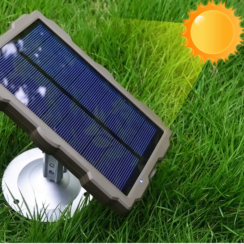 Outdoor Waterproof Hunting Camera Solar Charger Drop Resistant