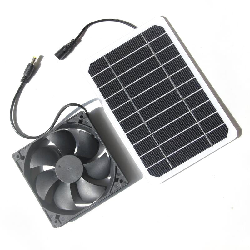 Pet Exhaust Air Flow 6W Solar Panel Fan