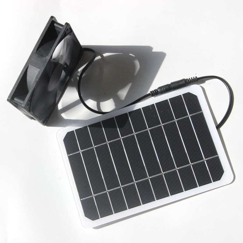 Pet Exhaust Air Flow 6W Solar Panel Fan